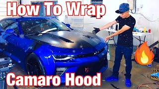 HOW TO WRAP A CAMARO HOOD | Applies to most hoods