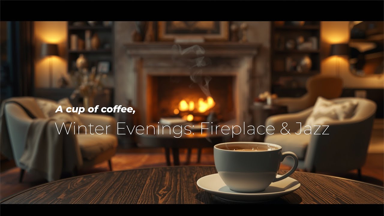 Cozy Fireplace Jazz Piano – Perfect Relaxation Music