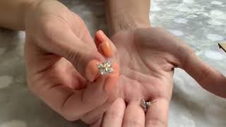 Tiffany Co inspired earrings from AliExpress unboxing