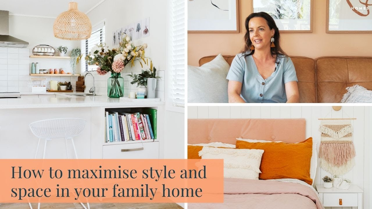 How to maximise space with style, in our home tour! - YouTube