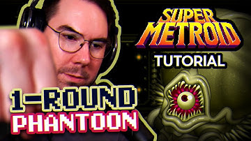 How to One-Round Phantoon - Tutorial | Super Metroid SNES