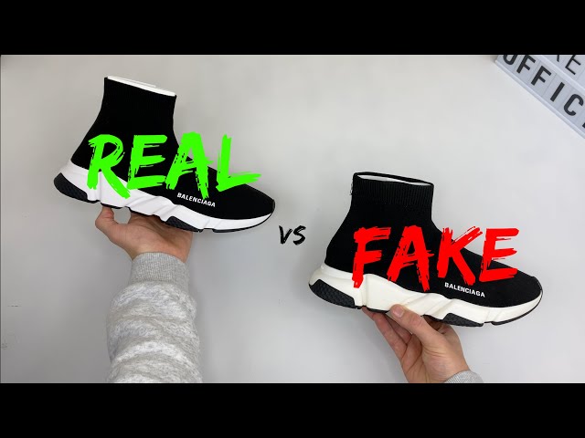 How To Spot Fake Balenciaga Speed Trainers - Brands Blogger