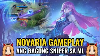 Novaria Gameplay - Ang Bagong Sniper sa ML (Bugbog ang mga Kalaban) screenshot 5