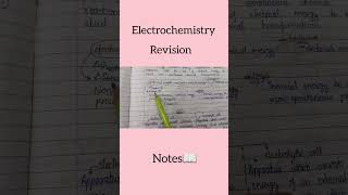 electrochemistry|revision|notes📝