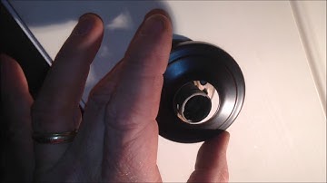 DIY Kwikset Door Handle and Dead Bolt Installation Tutorial Demonstration