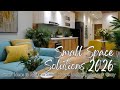 Small Space Solutions 2026 | Smart Ideas to Make a Small House Look Expensive & Cozy