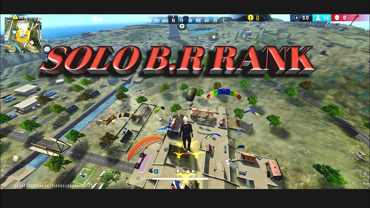 Solo BR Rank push 😱  #freefire 
