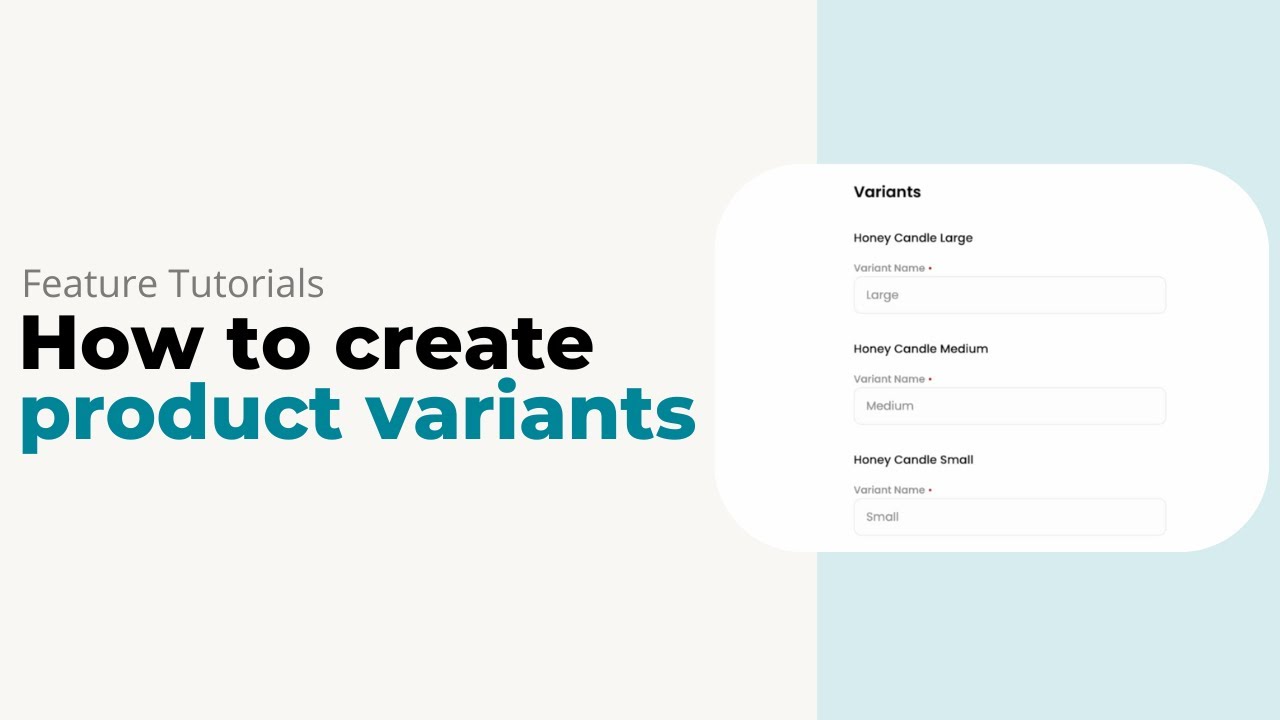 How to Create Product Variants 2.0 | Inventora Tutorial - YouTube