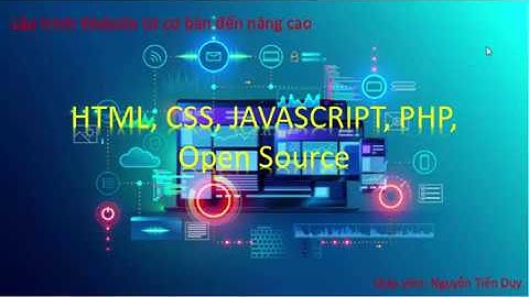 [HTML] Bài 1 - Giới thiệu về ngôn ngữ HTML