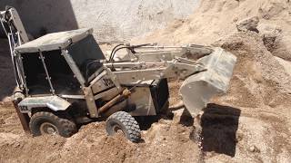 Rc jcb 3cx at work ( new road )