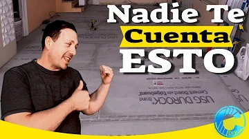 ¿Qué no se debe poner en un suelo de madera?