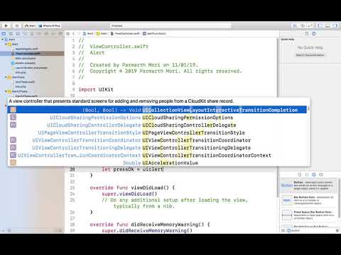 AlertAction simple in swift 4 2019 Xcode 9.2