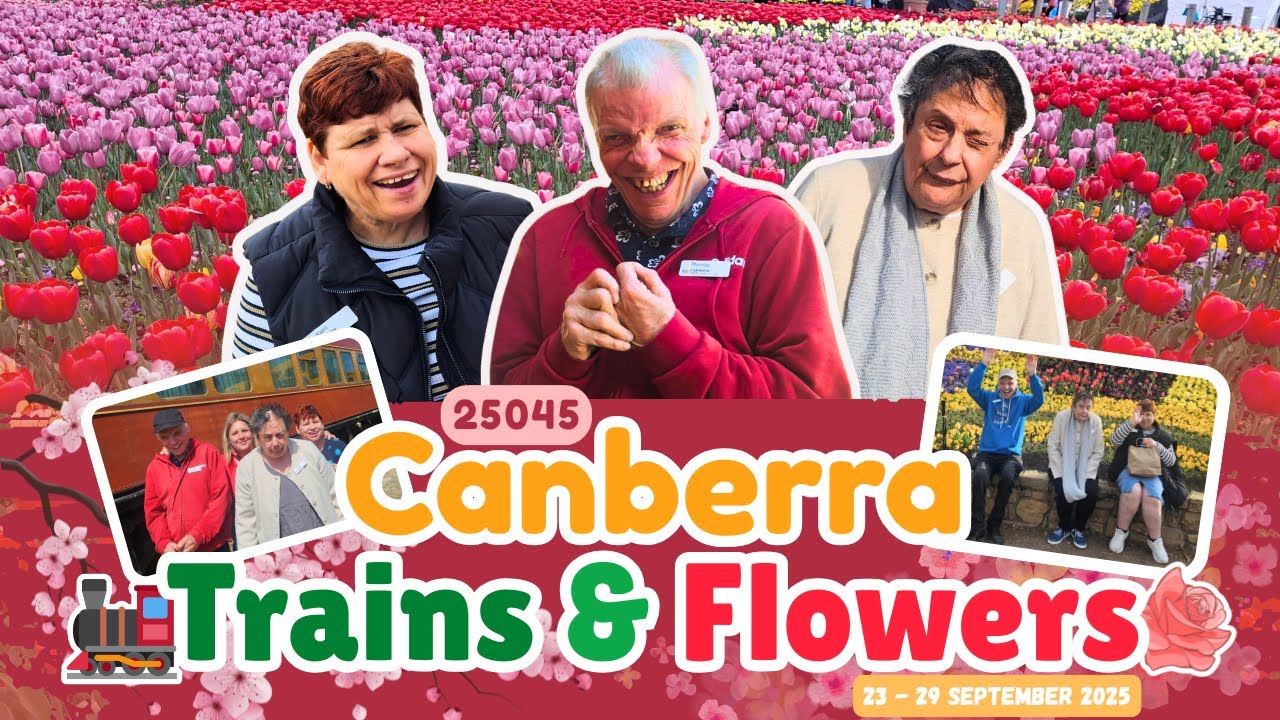 Canberra Trains & Flowers | Floriade Magic, Dinosaur Fun & Scenic Cruises | ClubMates Tour 25045