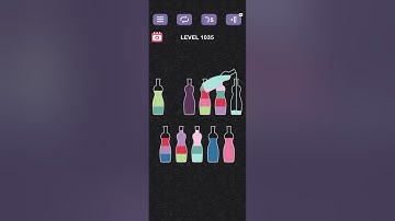water sort puzzle -sort color puzzle game level 1035