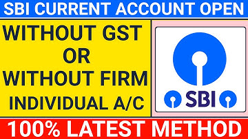 sbi personal current account open | sbi individual current account opening form