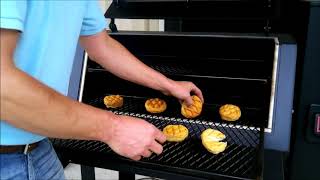 Seasoning The Lone Star Grillz Pellet Smoker & Biscuit Test