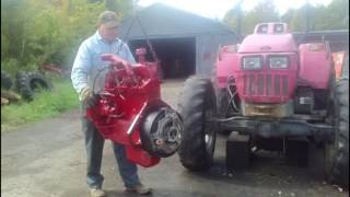 Ih 444 Engine Rebuild Part 7 Into The Tractor And First Start