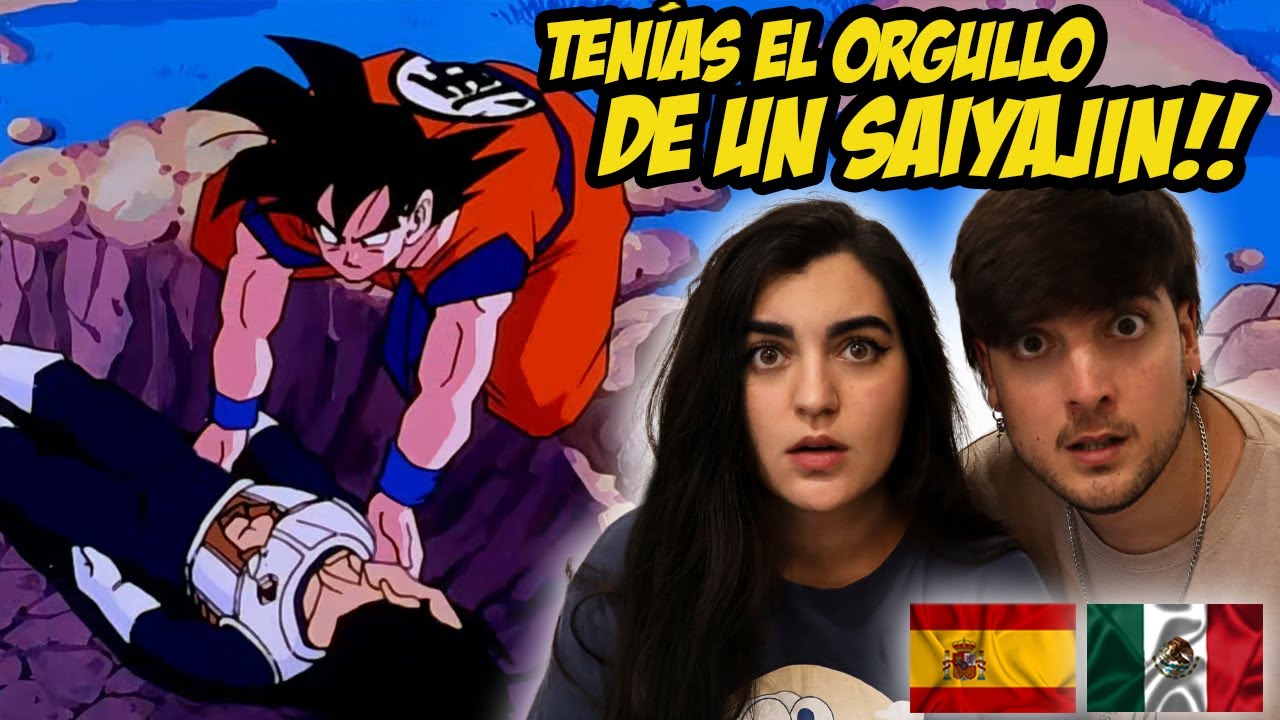 ESPAÑOLES REACCIONAN A DOBLAJE LATINO DRAGON BALL💥GOKU ENTIERRA A VEGETA🔥LATINO VS CASTELLANO🔥