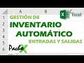 Gestion de inventario automatico de entradas y salidas   Aumentar y descontar stock