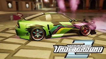 Nissan 240SX Roaming with Full Customization | NFS Underground 2 Unreal Demo Showcase