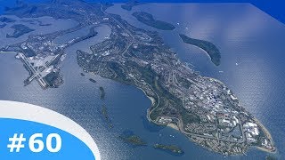 Cities Skylines - Littletown: 60 - Overview of a developed peninsula screenshot 4