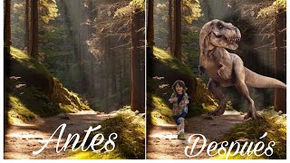 Edición en PicsArt #Reto dinosaurio screenshot 2