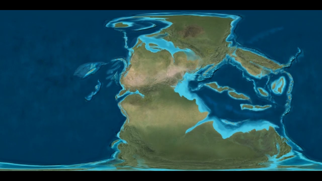 tectonic evolution of earth - 600 million years to the present ...