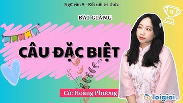 Bài giảng Ngữ văn 9 Kết nối tri thức Thực hành tiếng Việt Câu đặc biệt - Cô Hoàng Phương (NGẮN GỌN)