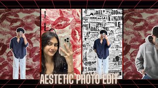 Aesthetic Photo Editing Tutorial Using Picsart Easy Trending Photo Edit On Mobile Malayalam