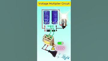 Make a Simple Voltage Doubler at Home ⚡ #Shorts #electronicsprojects #voltage #multiplier #diy