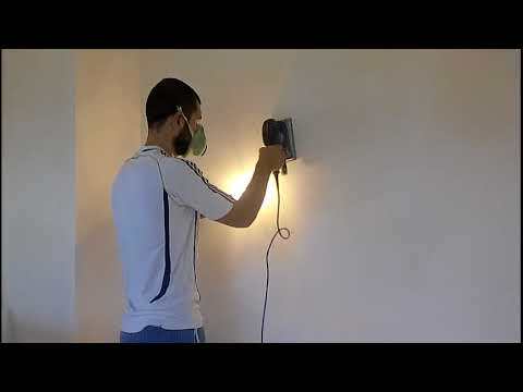 Обзор электроинструмента. Шлифмашина Bosch GSS 23 A. Шлифовка шпаклевки.