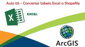 Aula 05 - Converter tabela Excel a Shapefile no Arcgis 10.5 Português