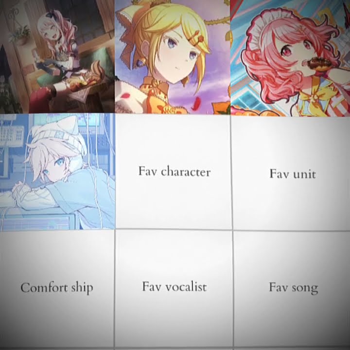 My pjsk journey!! (credits to yo_snoww on capcut!)