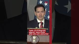 “India, US strategically aligned”: Marco Rubio after talks with Jaishankar