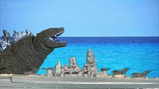 Godzilla’s Warning Roar- Stop Motion Test