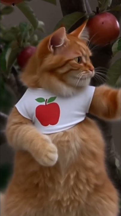Kitty's Apple Journey #kitty#kitties#catcartoon #funycat #applcat