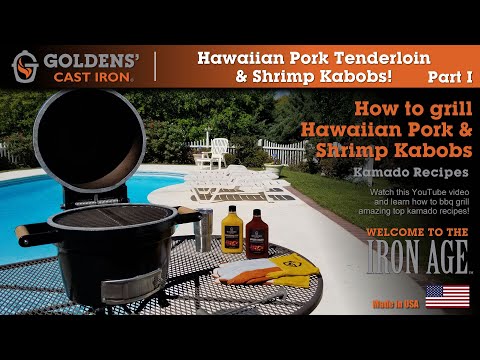 keto-hawaiian-tenderloin-&-shrimp-kabobs-bbq-recipe!---part-1---goldens’-cast-iron
