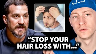 How to Stop Hair Loss Before it's Too Late | Surgeon Reacts to @hubermanlab screenshot 2