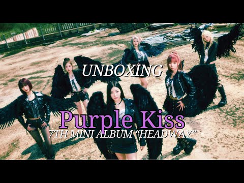 PURPLE KISS HEADWAY 特典トレカ ゴウン UNBOXING] Purple Kiss 7th Mini Album “Headway” (All Versions