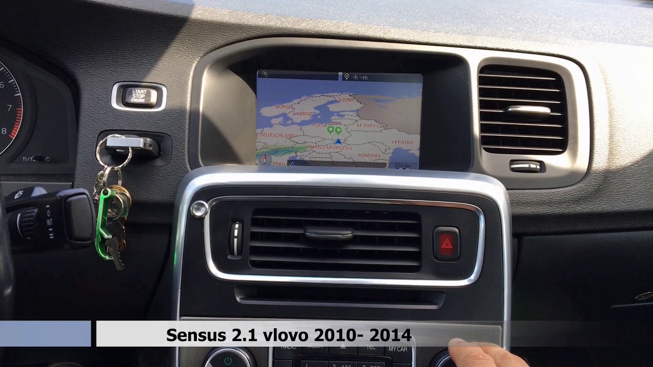 Volvo sensus navigation активация