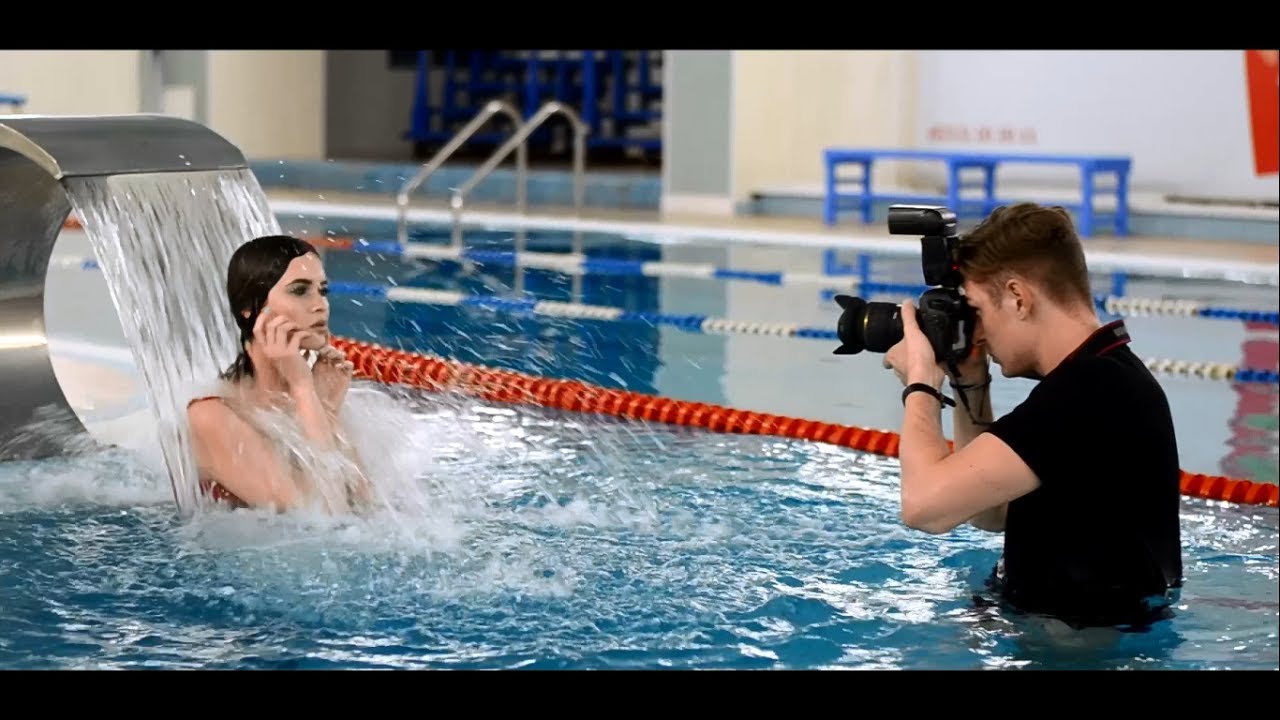 Fashion Shooting In Pool Youtube