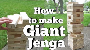 How To Make A Giant Jenga Set