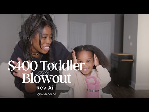 I Tried The Viral Rev Air on My 3 year old | Toddler Natural Hairstyles