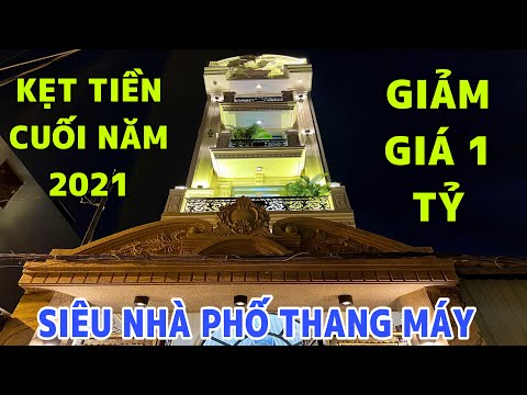 Siêu nhà phố Quang Trung P8 có thang máy kẹt tiền cuối năm 2021 cần bán gấp hạ giá 1 tỷ| Bán nhà GV