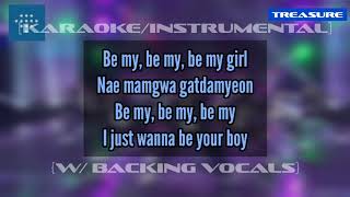 [KARAOKE/INSTRUMENTAL] TREASURE - INTRO   I LOVE YOU   BOY   MMM LIVE AT SBS GAYO DAEJEON 2020