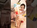 Baby got scared at the blender 😂 #trending #cutebaby