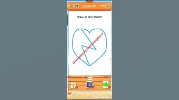 Brain who ? level 87, draw in one touch, #games #braintrippin #brainbee #braintwister #brainbox