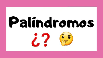 ¿Cómo se hace un palíndromo?