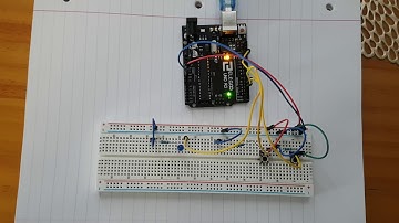 AND Gate operation using 2 Push buttons and LED