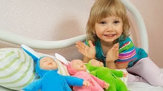 rying baby dolls are you sleeping song for kids by learn colors with me nursery rhymes songs